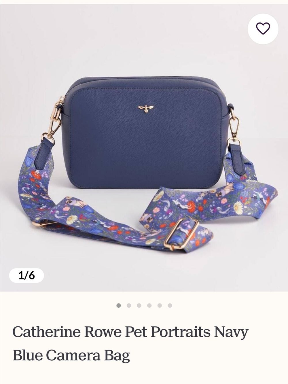 Fable England Pet Portraits Camera Bag
